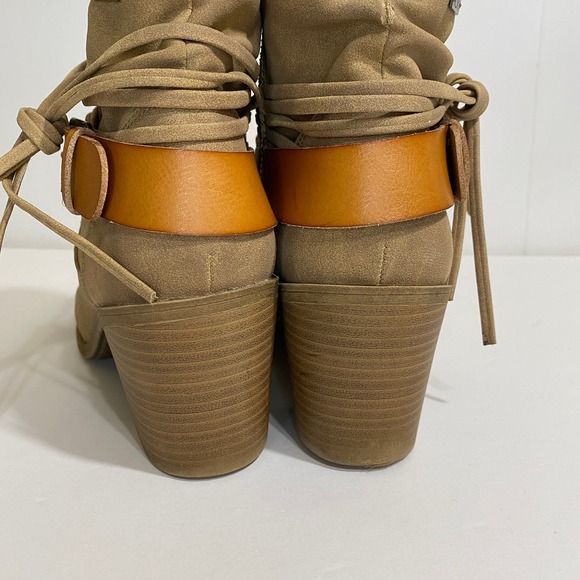 Roxy Dallas Heeled Ankle Boot in Sand/ Tan Size 8.5 - Picture 6 of 15